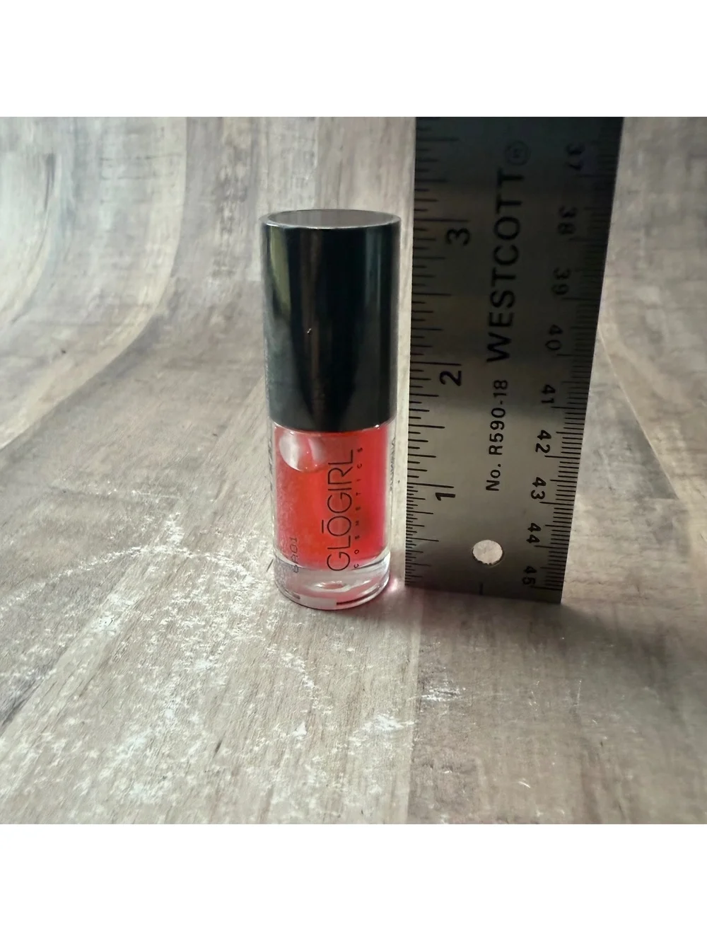 GloGirl Cosmetics Lip Oil in Literally Deluxe Mini .12 fl oz/3.5mL Sealed